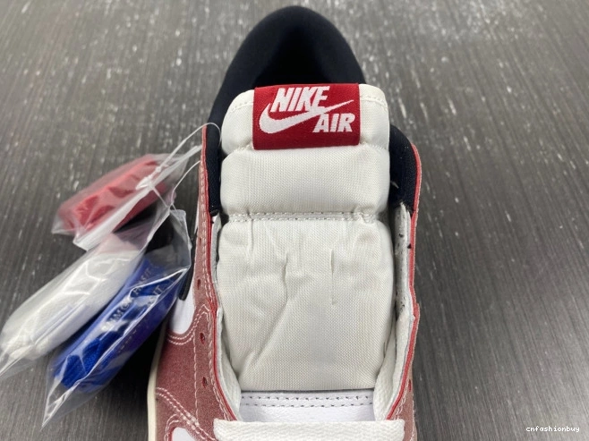 LOW AIR 'RED BLACK' ROOM OG X FN0432-017 1 JORDAN TROPHY 1017